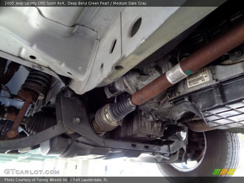 Undercarriage of 2005 Liberty CRD Sport 4x4