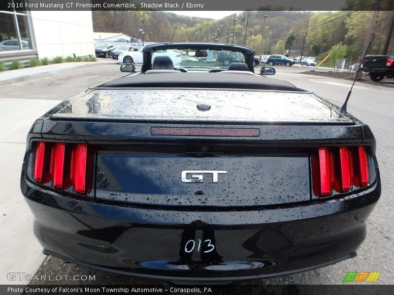 Shadow Black / Ebony 2016 Ford Mustang GT Premium Convertible
