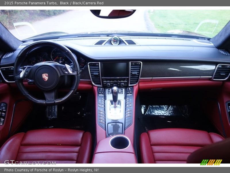 Black / Black/Carrera Red 2015 Porsche Panamera Turbo