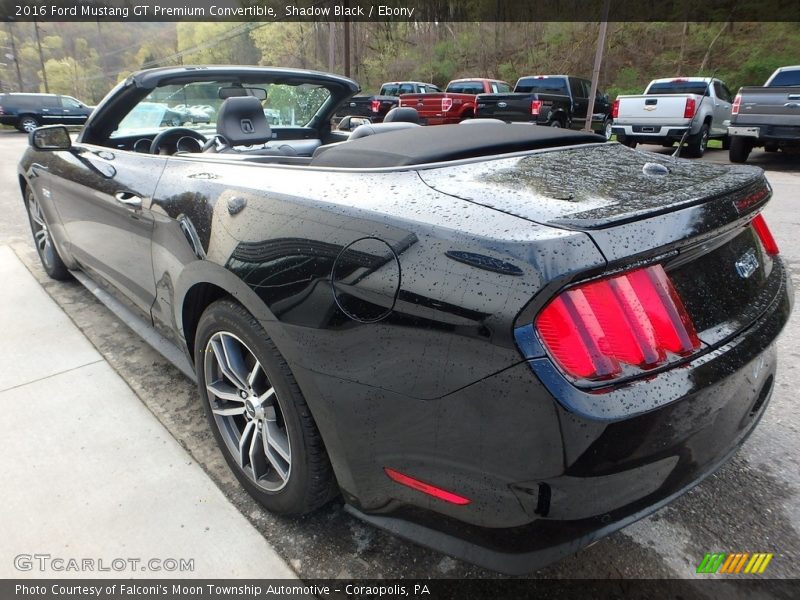 Shadow Black / Ebony 2016 Ford Mustang GT Premium Convertible