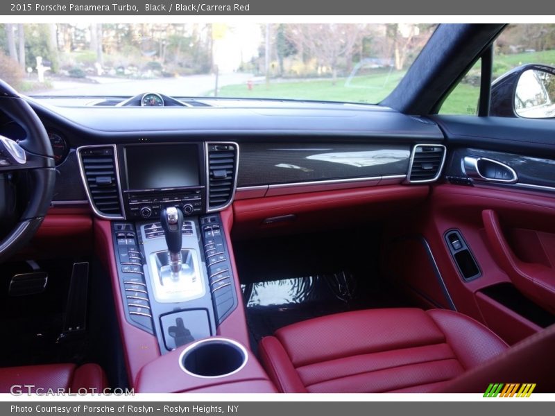 Black / Black/Carrera Red 2015 Porsche Panamera Turbo