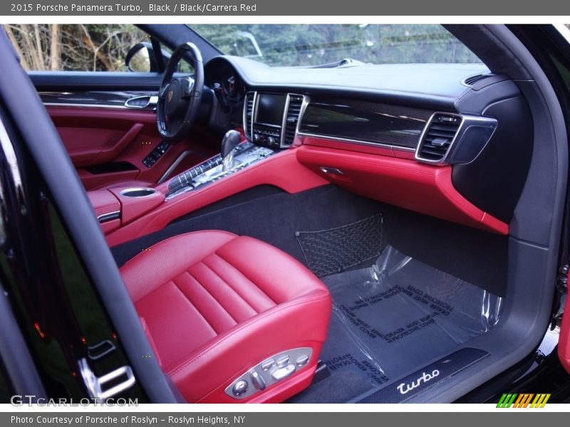 Black / Black/Carrera Red 2015 Porsche Panamera Turbo
