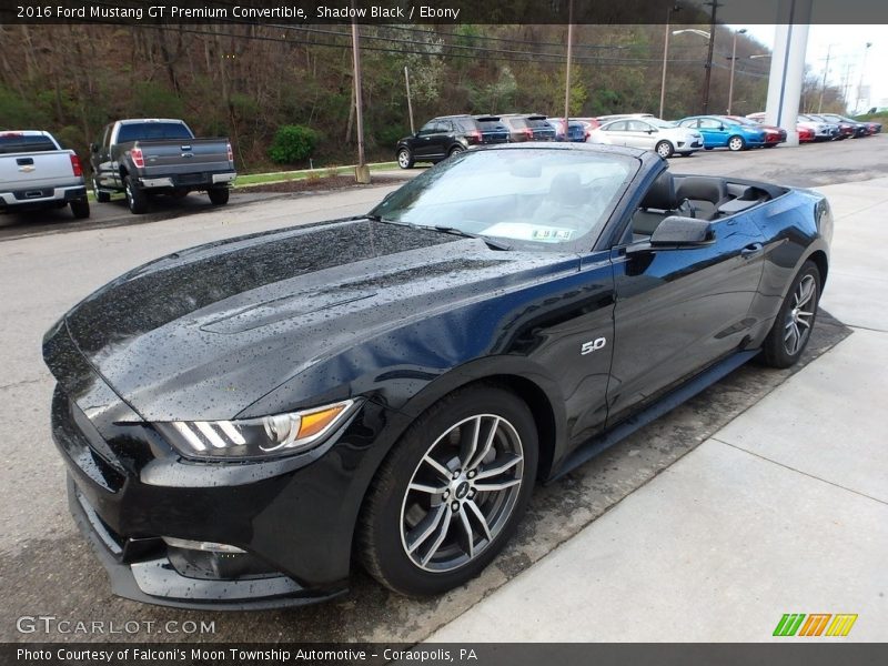 Shadow Black / Ebony 2016 Ford Mustang GT Premium Convertible