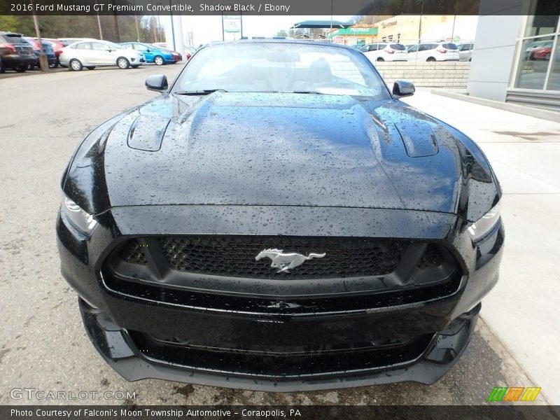 Shadow Black / Ebony 2016 Ford Mustang GT Premium Convertible