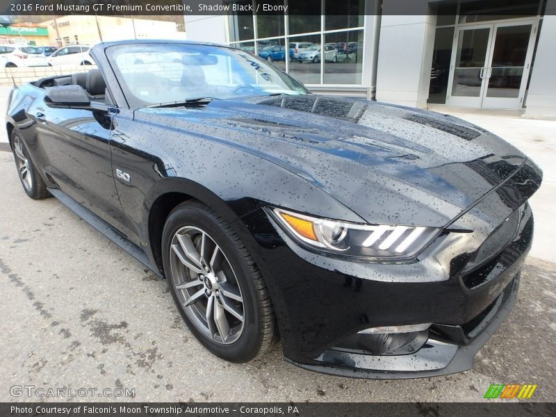 Shadow Black / Ebony 2016 Ford Mustang GT Premium Convertible