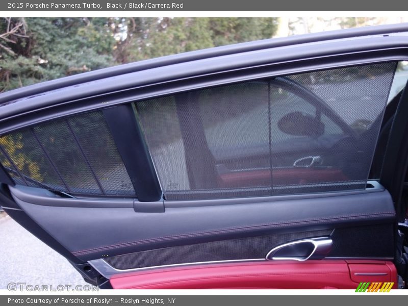 Black / Black/Carrera Red 2015 Porsche Panamera Turbo