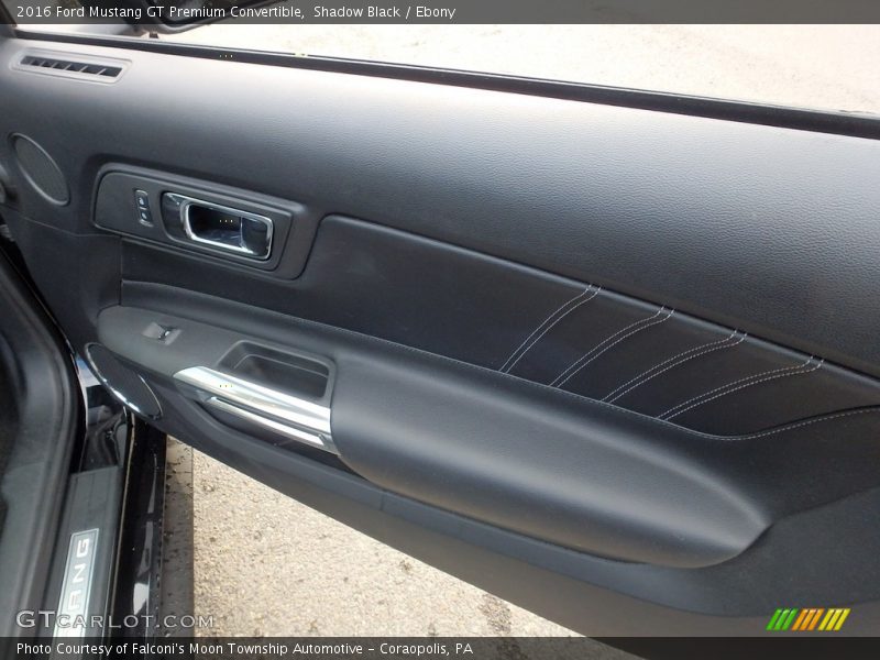 Shadow Black / Ebony 2016 Ford Mustang GT Premium Convertible