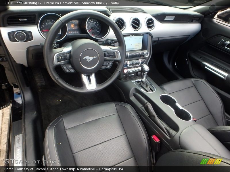 Shadow Black / Ebony 2016 Ford Mustang GT Premium Convertible
