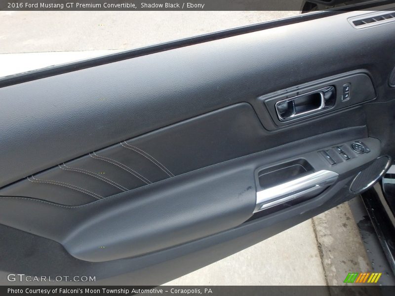 Shadow Black / Ebony 2016 Ford Mustang GT Premium Convertible