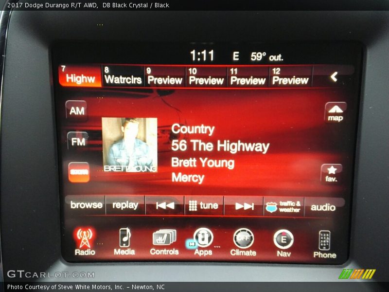 DB Black Crystal / Black 2017 Dodge Durango R/T AWD