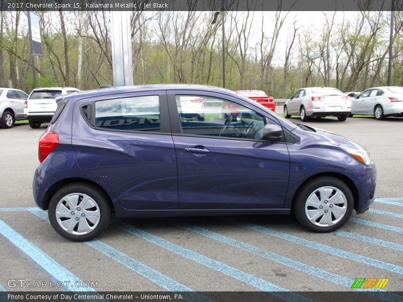 Kalamata Metallic / Jet Black 2017 Chevrolet Spark LS