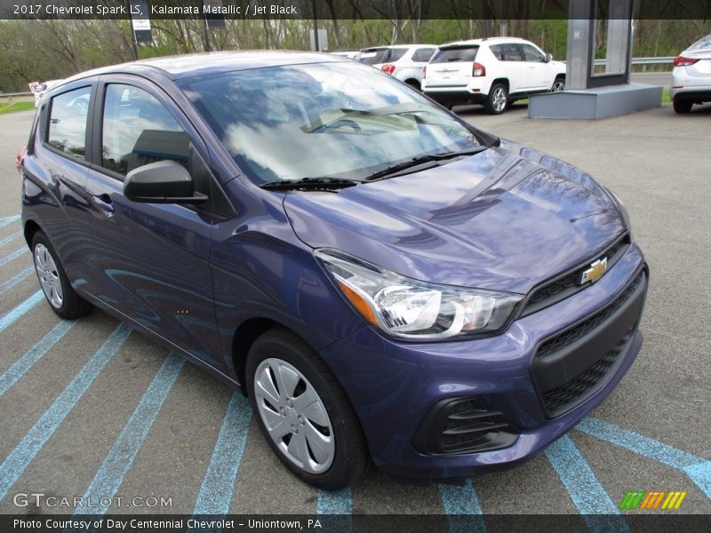 Kalamata Metallic / Jet Black 2017 Chevrolet Spark LS