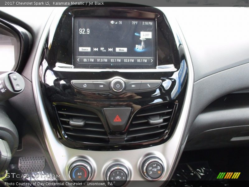 Kalamata Metallic / Jet Black 2017 Chevrolet Spark LS