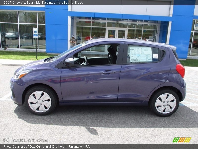 Kalamata Metallic / Jet Black 2017 Chevrolet Spark LS