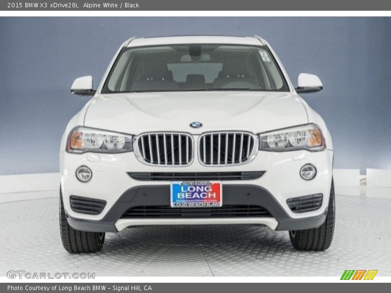 Alpine White / Black 2015 BMW X3 xDrive28i