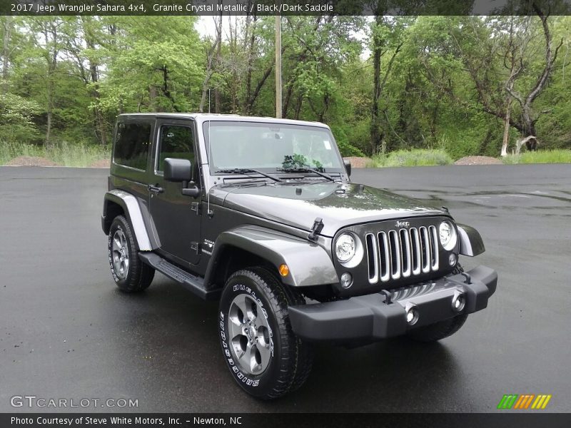 Granite Crystal Metallic / Black/Dark Saddle 2017 Jeep Wrangler Sahara 4x4