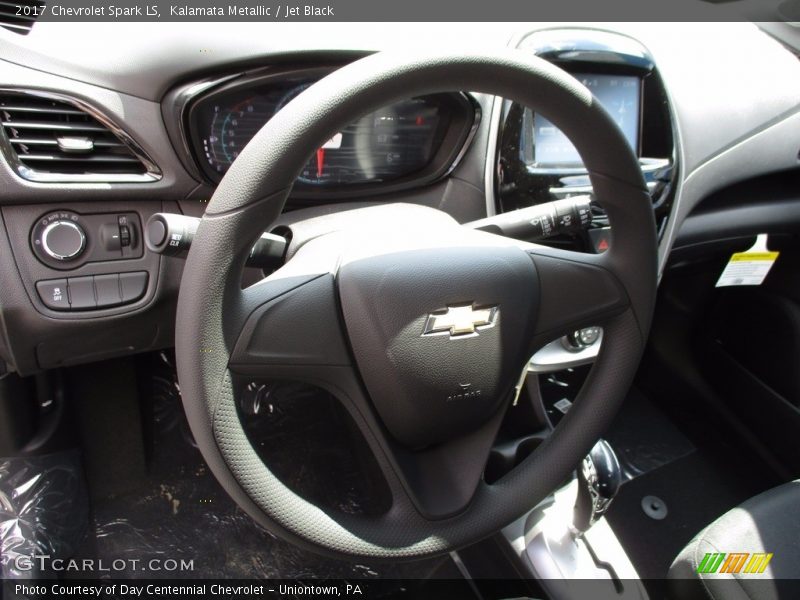 Kalamata Metallic / Jet Black 2017 Chevrolet Spark LS