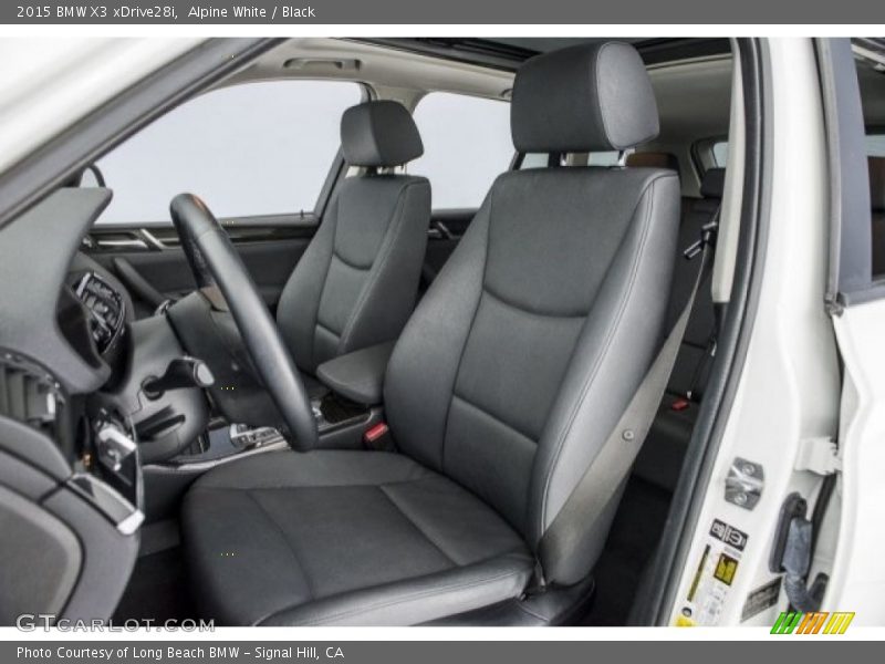 Alpine White / Black 2015 BMW X3 xDrive28i