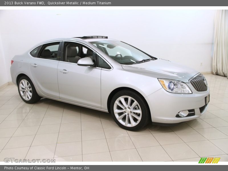 Quicksilver Metallic / Medium Titanium 2013 Buick Verano FWD