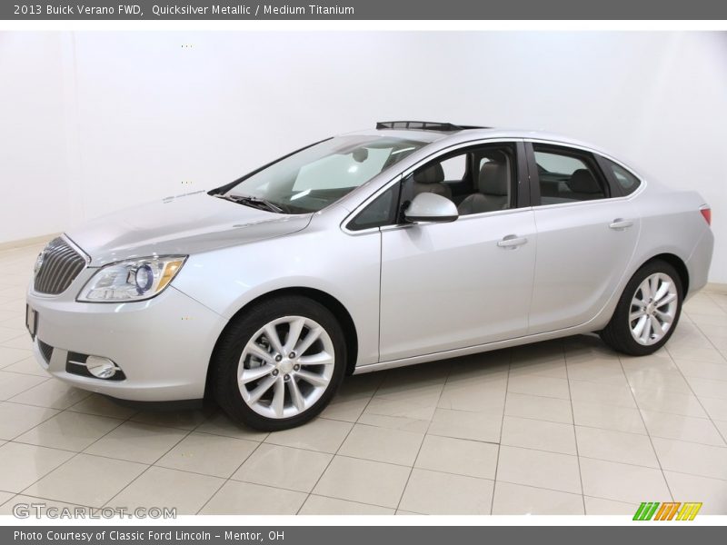 Quicksilver Metallic / Medium Titanium 2013 Buick Verano FWD