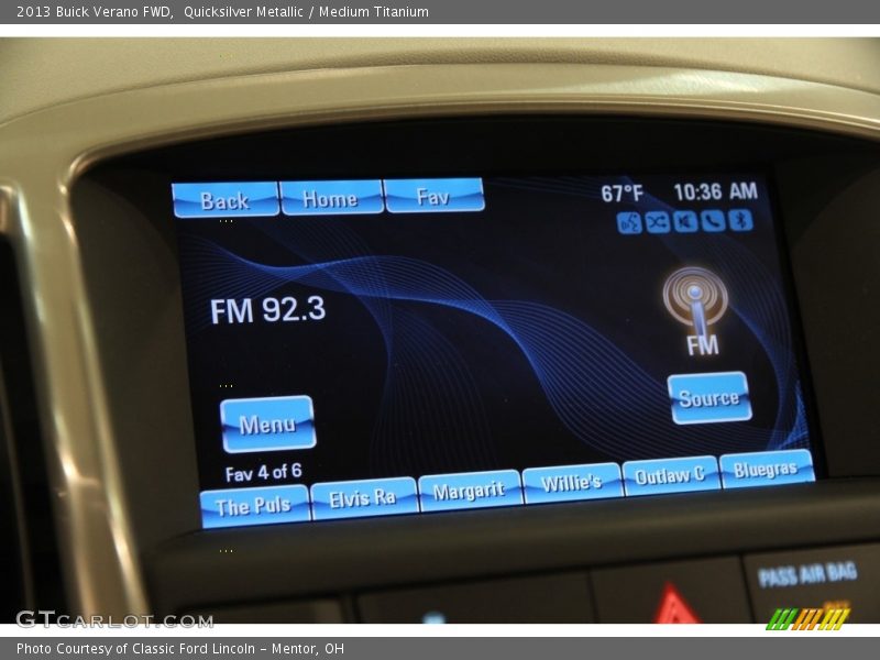 Quicksilver Metallic / Medium Titanium 2013 Buick Verano FWD