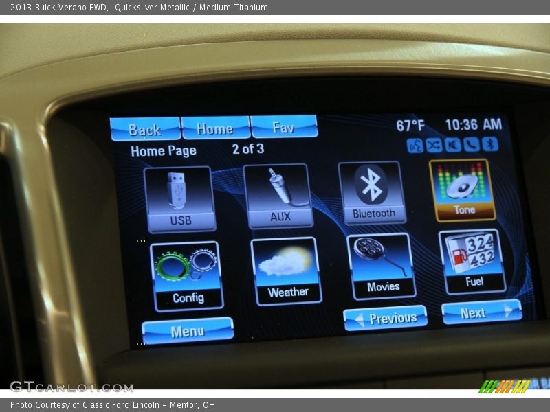 Quicksilver Metallic / Medium Titanium 2013 Buick Verano FWD