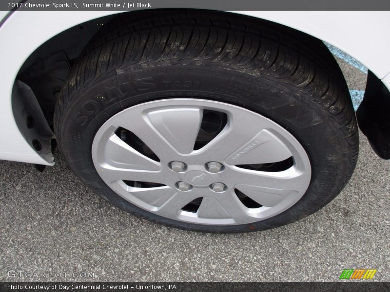 Summit White / Jet Black 2017 Chevrolet Spark LS