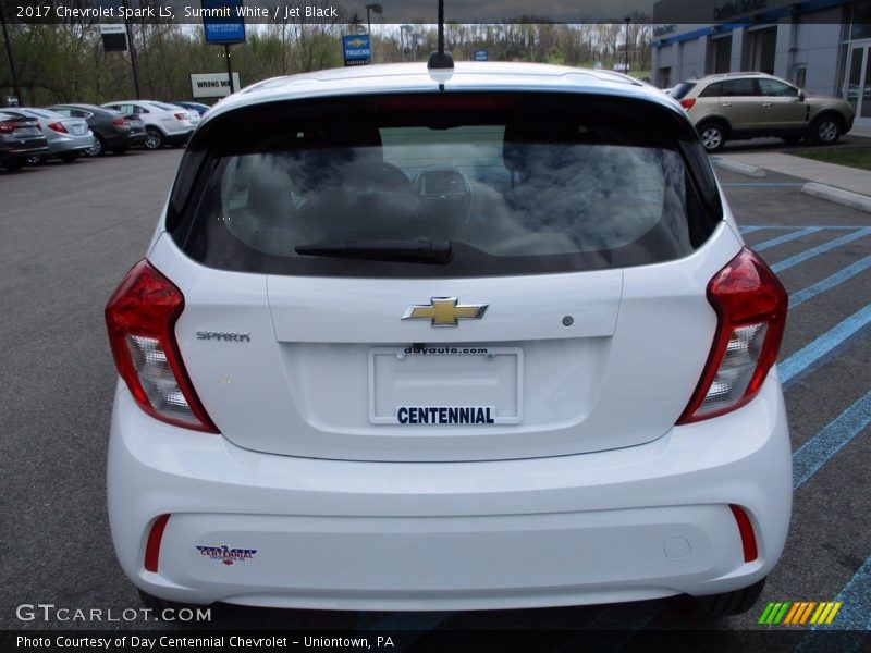 Summit White / Jet Black 2017 Chevrolet Spark LS