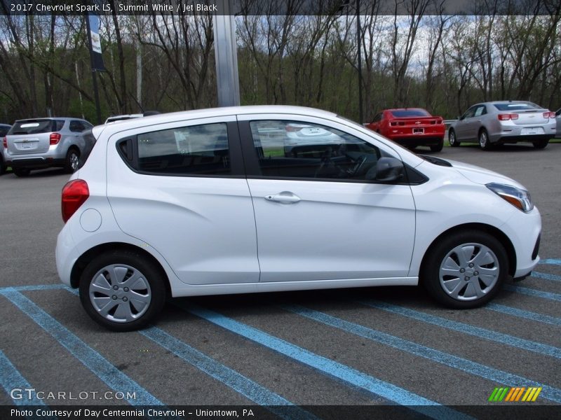 Summit White / Jet Black 2017 Chevrolet Spark LS