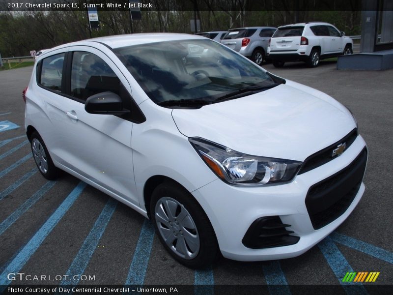 Summit White / Jet Black 2017 Chevrolet Spark LS