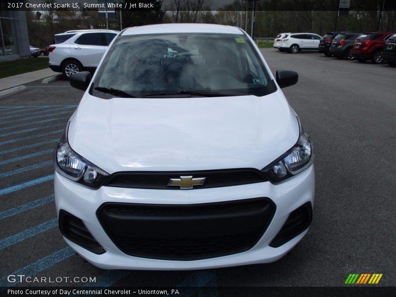 Summit White / Jet Black 2017 Chevrolet Spark LS