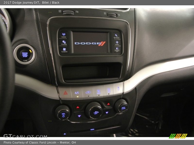 Controls of 2017 Journey SXT
