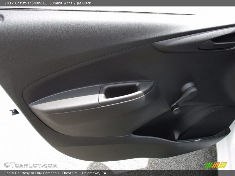 Summit White / Jet Black 2017 Chevrolet Spark LS