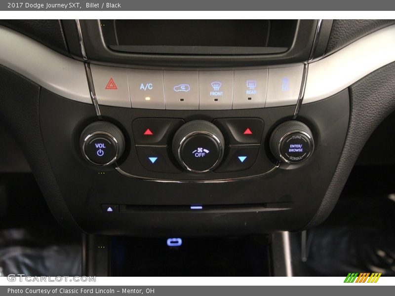 Controls of 2017 Journey SXT