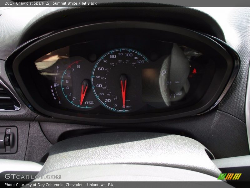 Summit White / Jet Black 2017 Chevrolet Spark LS
