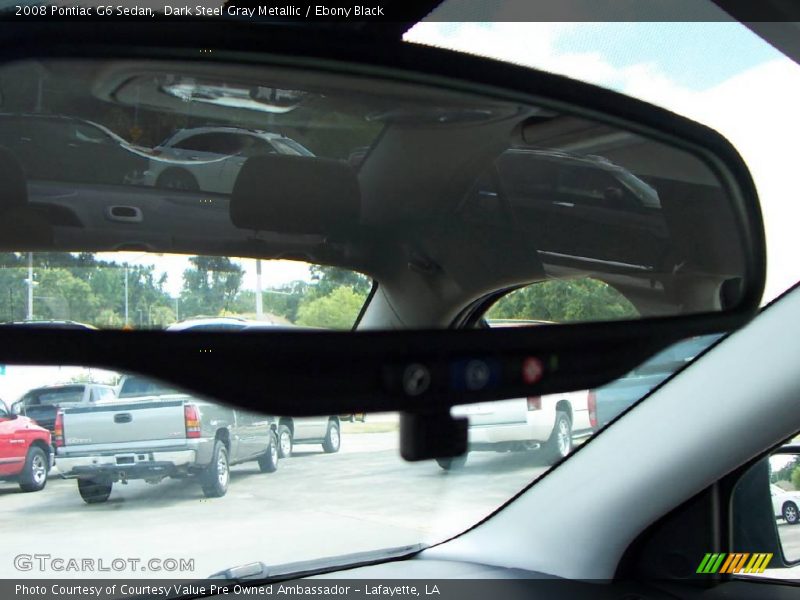 Dark Steel Gray Metallic / Ebony Black 2008 Pontiac G6 Sedan