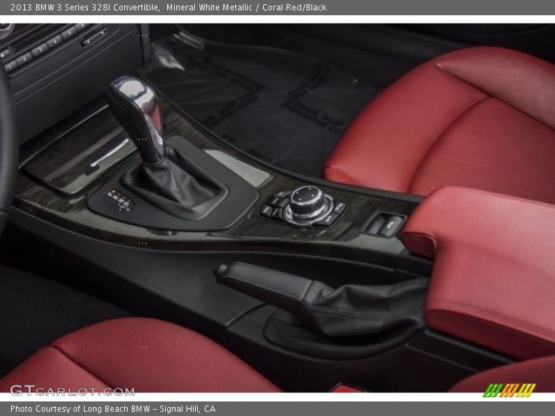 Mineral White Metallic / Coral Red/Black 2013 BMW 3 Series 328i Convertible