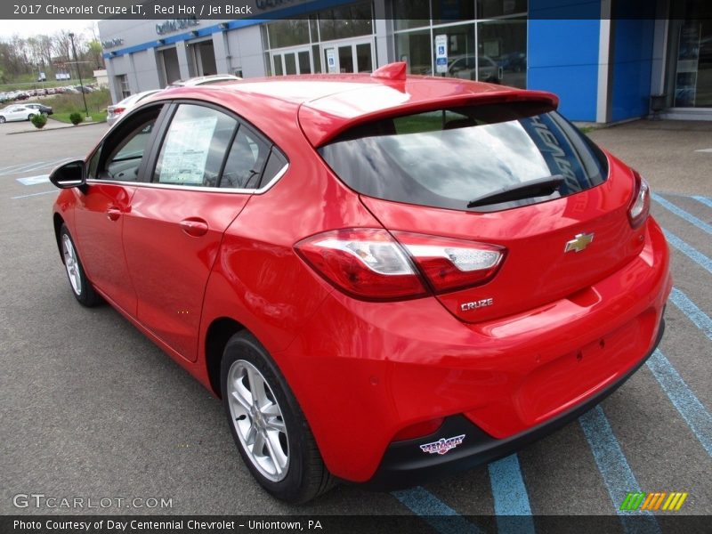 Red Hot / Jet Black 2017 Chevrolet Cruze LT