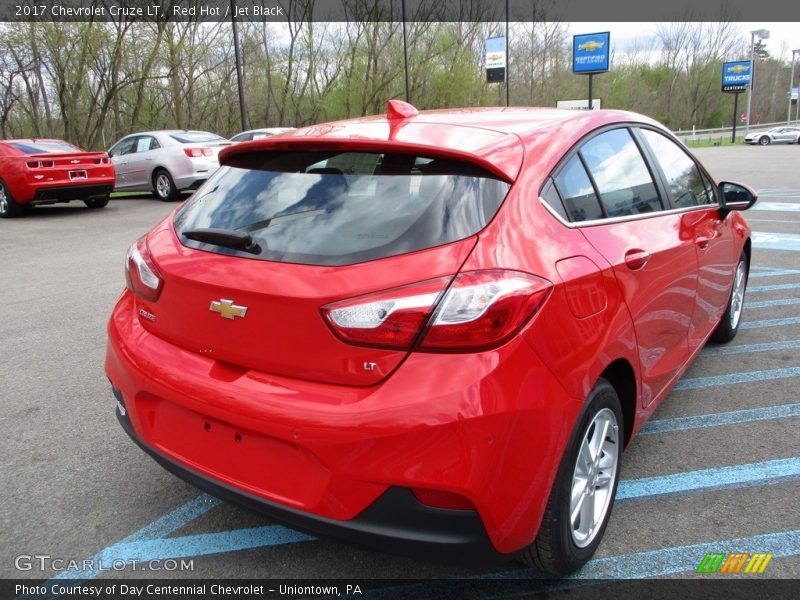 Red Hot / Jet Black 2017 Chevrolet Cruze LT