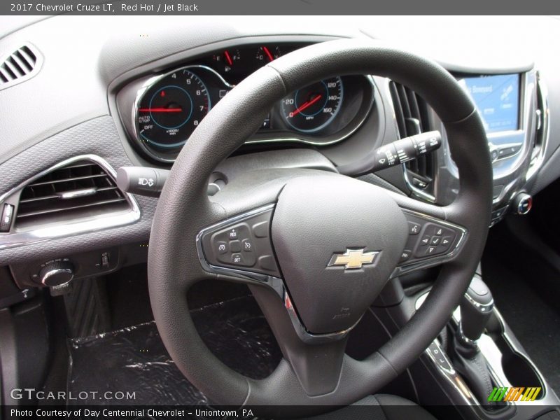 Red Hot / Jet Black 2017 Chevrolet Cruze LT