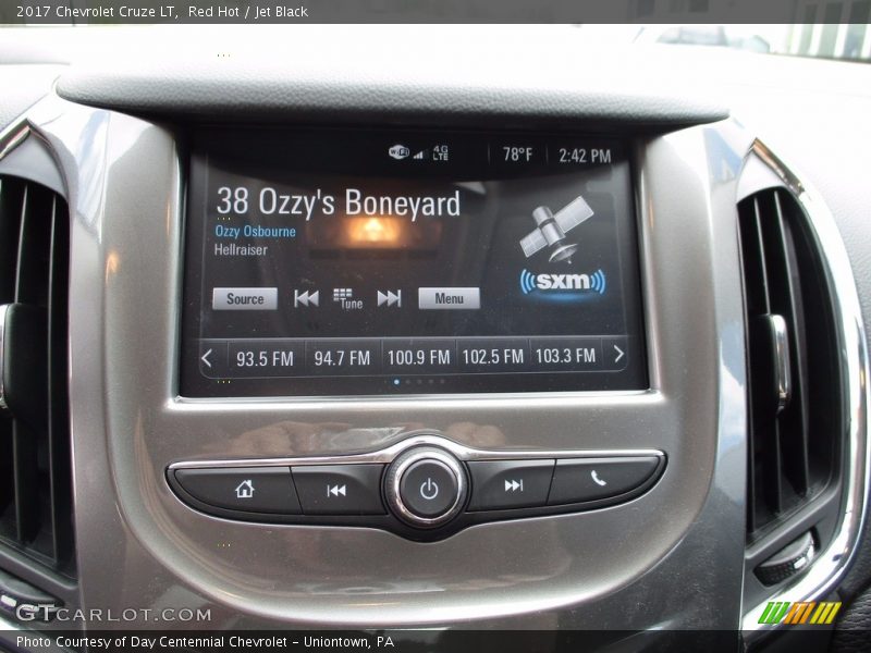 Red Hot / Jet Black 2017 Chevrolet Cruze LT