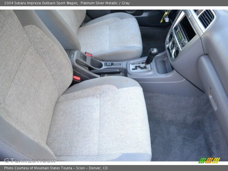Platinum Silver Metallic / Gray 2004 Subaru Impreza Outback Sport Wagon
