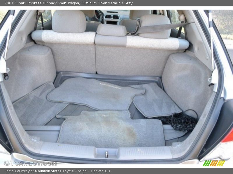 Platinum Silver Metallic / Gray 2004 Subaru Impreza Outback Sport Wagon