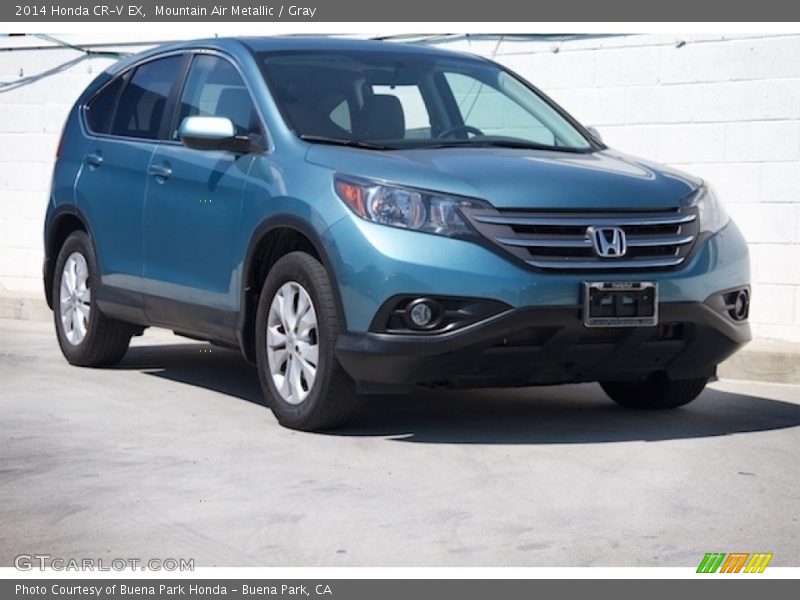 Mountain Air Metallic / Gray 2014 Honda CR-V EX