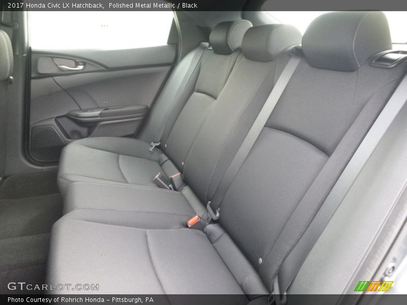 Polished Metal Metallic / Black 2017 Honda Civic LX Hatchback