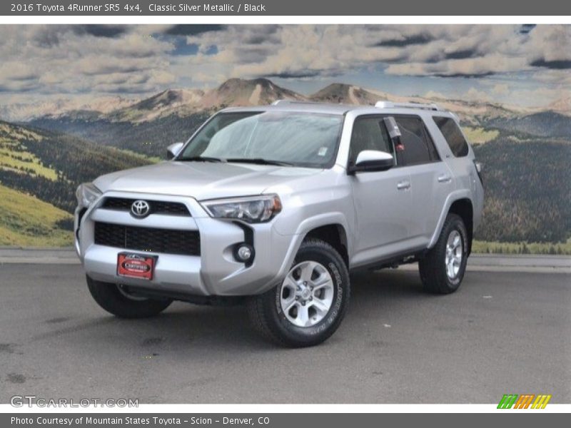 Classic Silver Metallic / Black 2016 Toyota 4Runner SR5 4x4