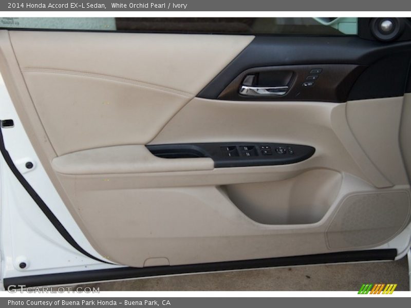 White Orchid Pearl / Ivory 2014 Honda Accord EX-L Sedan