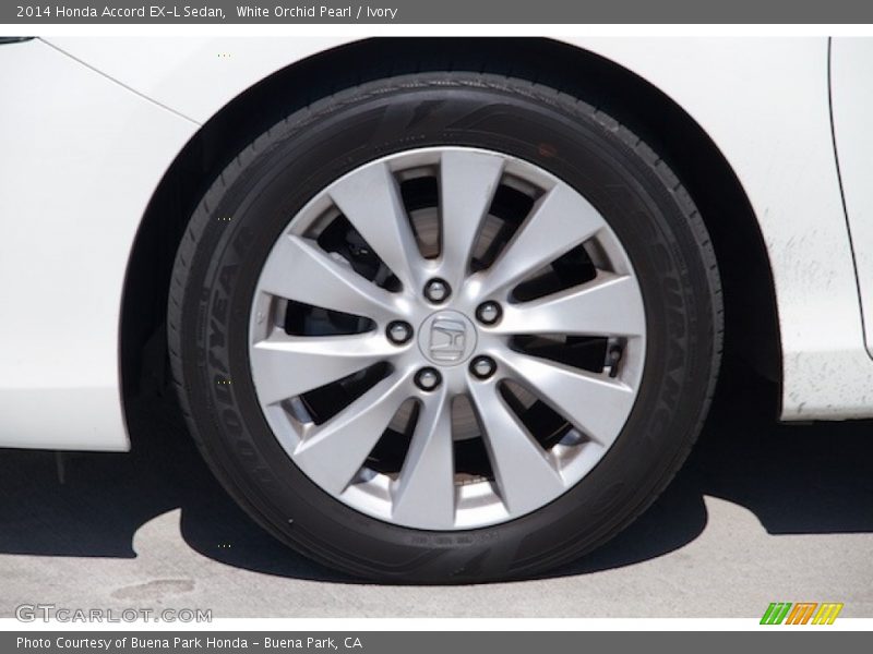 White Orchid Pearl / Ivory 2014 Honda Accord EX-L Sedan
