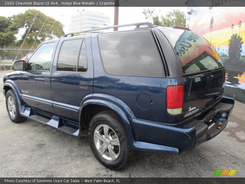 Indigo Blue Metallic / Graphite 2003 Chevrolet Blazer LS 4x4