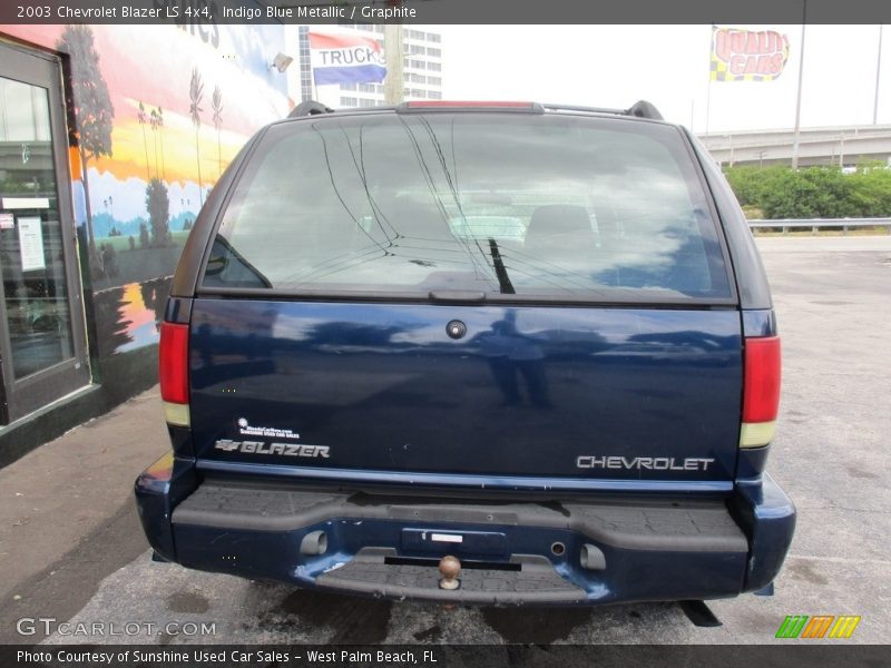 Indigo Blue Metallic / Graphite 2003 Chevrolet Blazer LS 4x4
